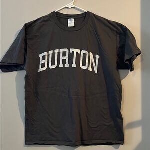 Burton Black Short-Sleeve Tee with White Logo